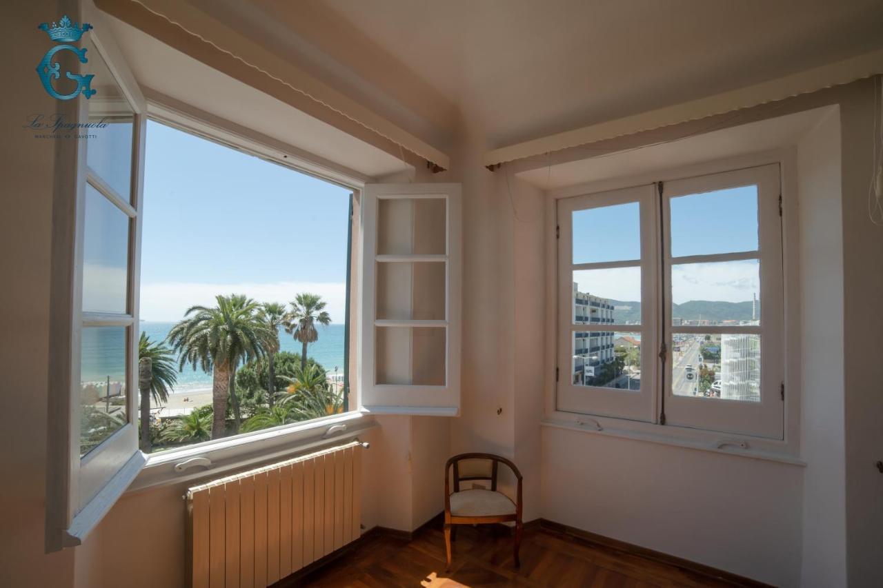 La Spagnuola - Villa Cinquecentesca Sul Mare Con Parco Privato Savona Eksteriør billede